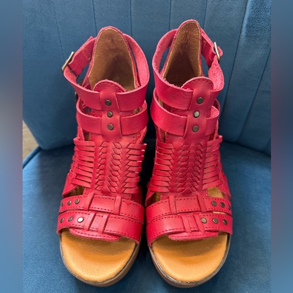 Emily Mexican block High heel huarache//Mexican - Picture 1 of 9